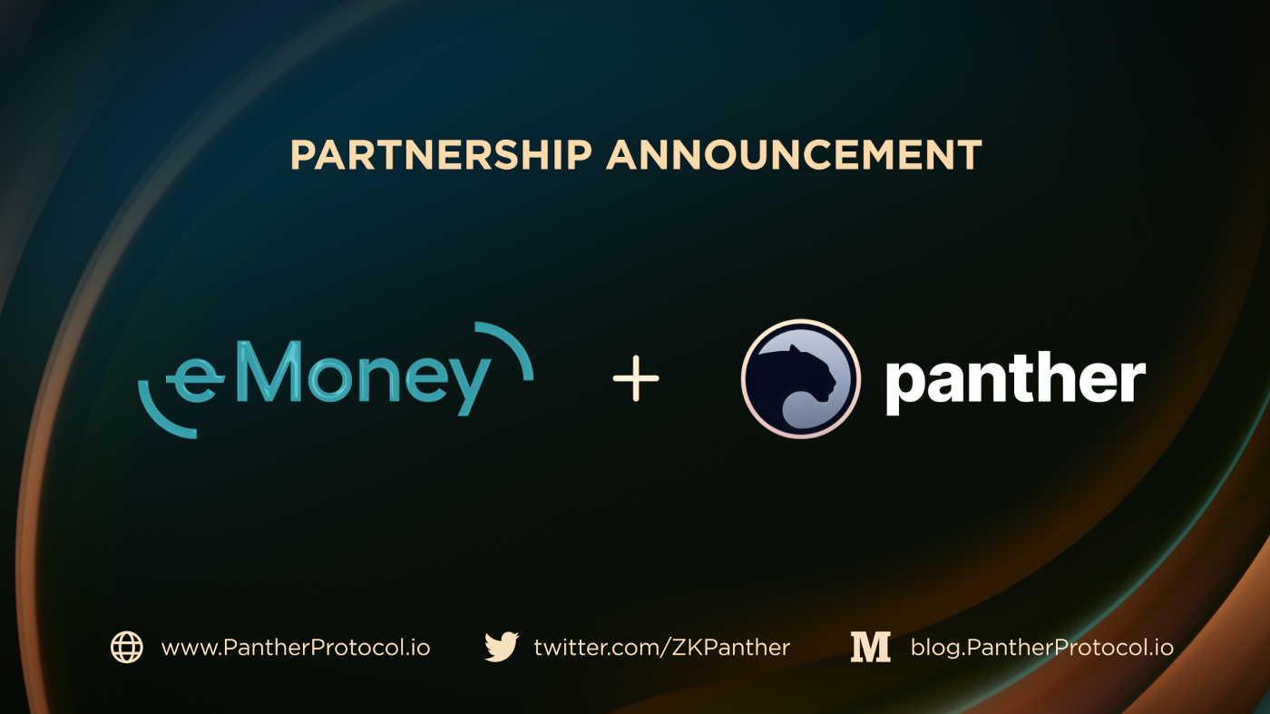 Panther Protocol and e-Money Partner to Bridge Legacy Banking System with Privacy DeFi Solution